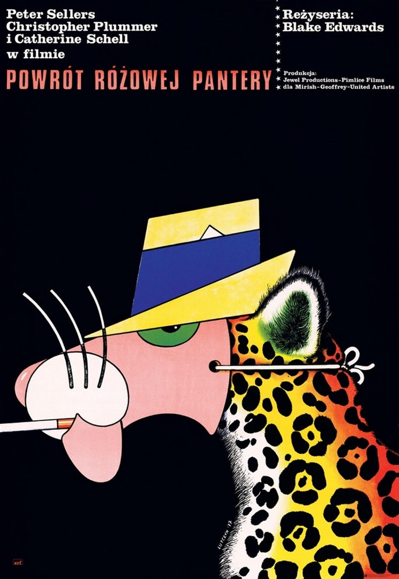 The Return of the Pink Panther Movie Polish Poster Art Reprint