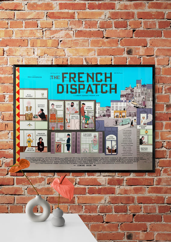 Affiche de cinéma française de THE FRENCH DISPATCH - 40x54 cm
