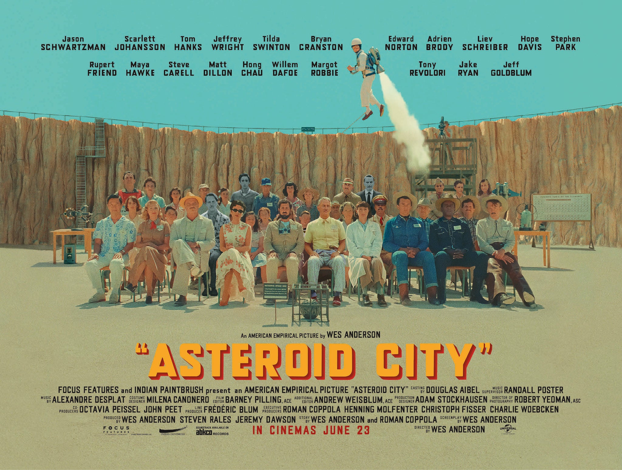 Original Asteroid City (2023) Quad Poster – Reelstore