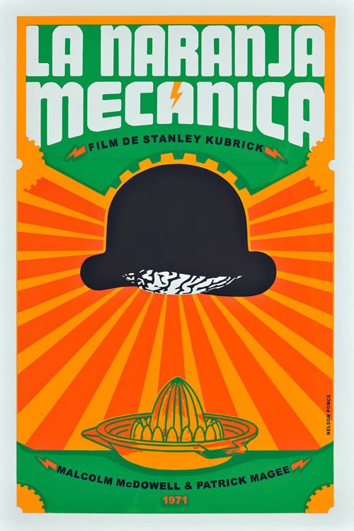 A Clockwork Orange (1st Edition, Original) Cuban Movie Art Poster