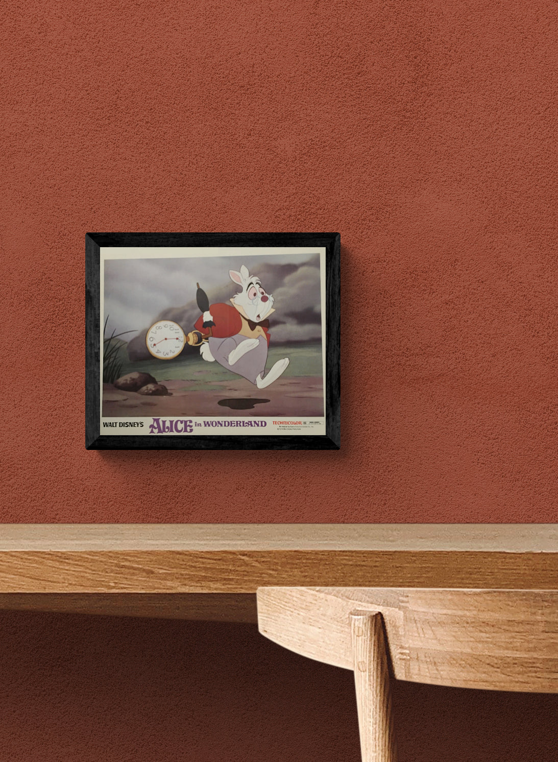 Alice in Wonderland 'I'm Late' Original 1978 Lobby Card