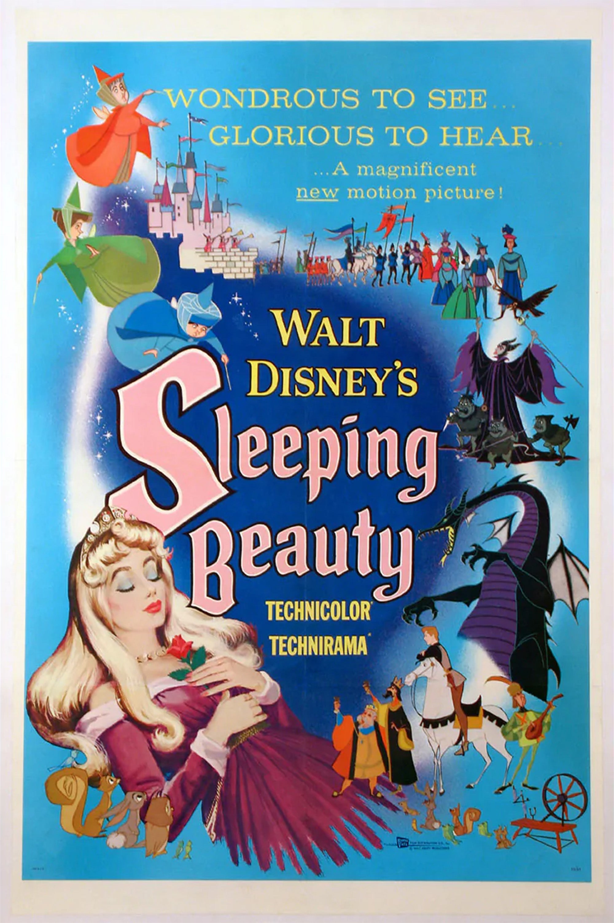 Sleeping Beauty Original 1959 US One Sheet (Rare 35mm) – Reelstore