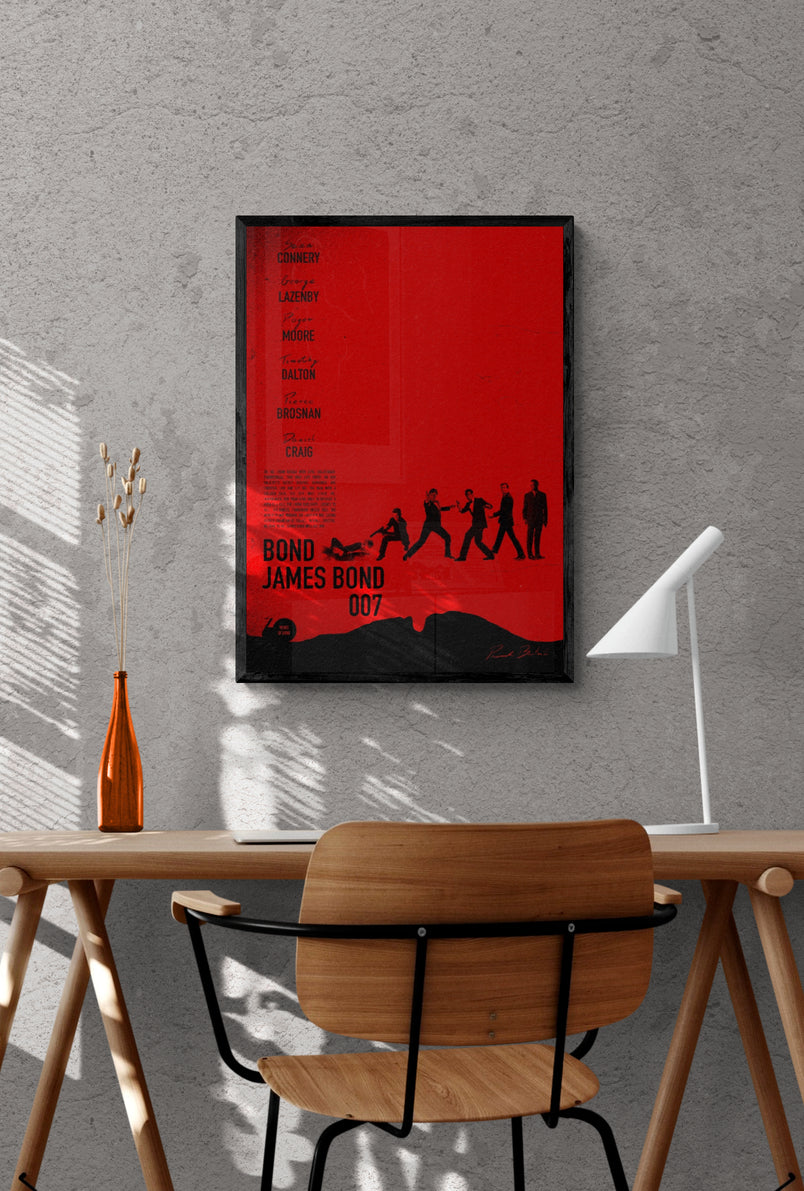 James Bond 60th Jumpshot Print (1 of 5)
